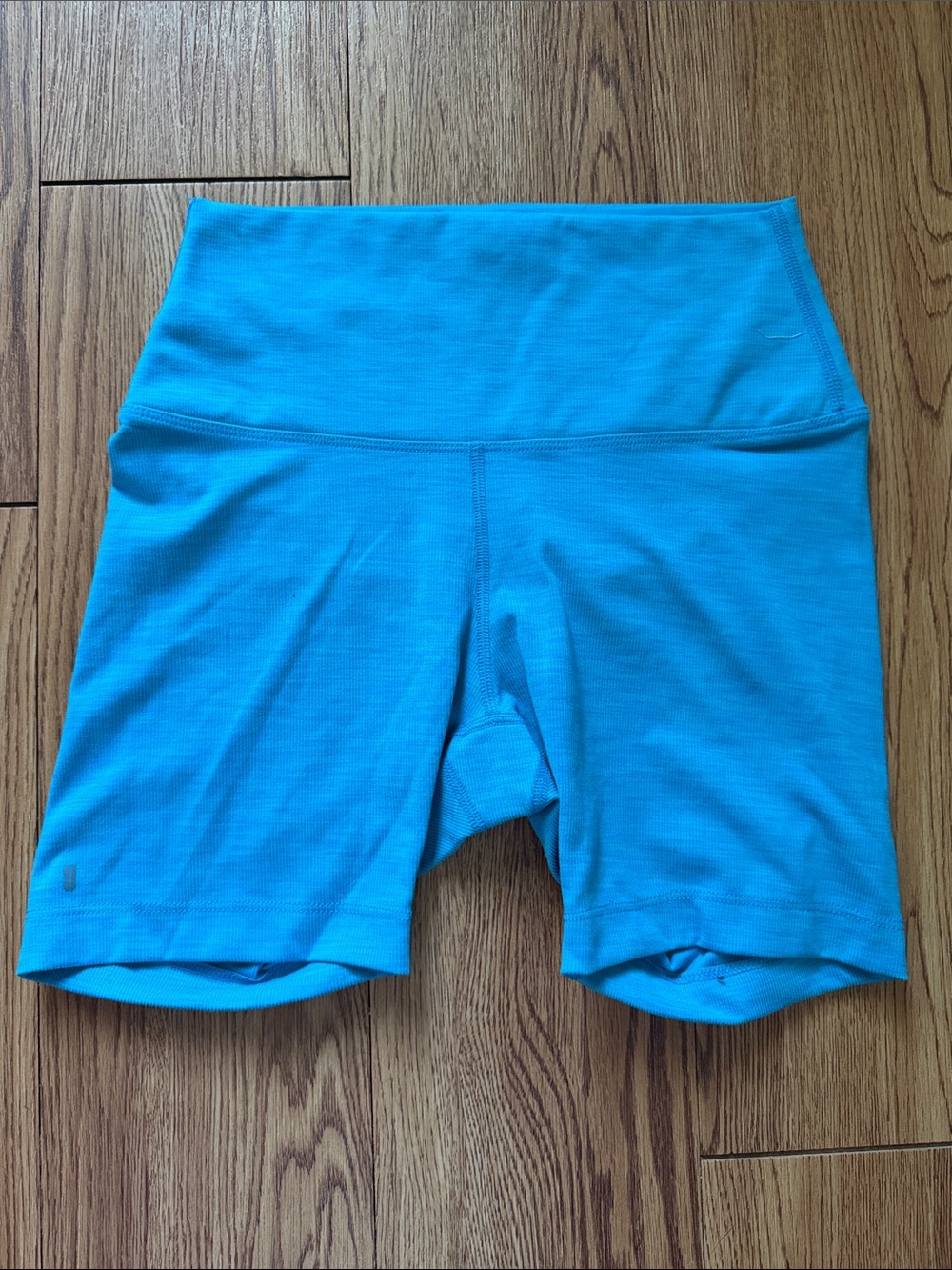 NOBULL Bright Cyan High-Waist Bike Shorts